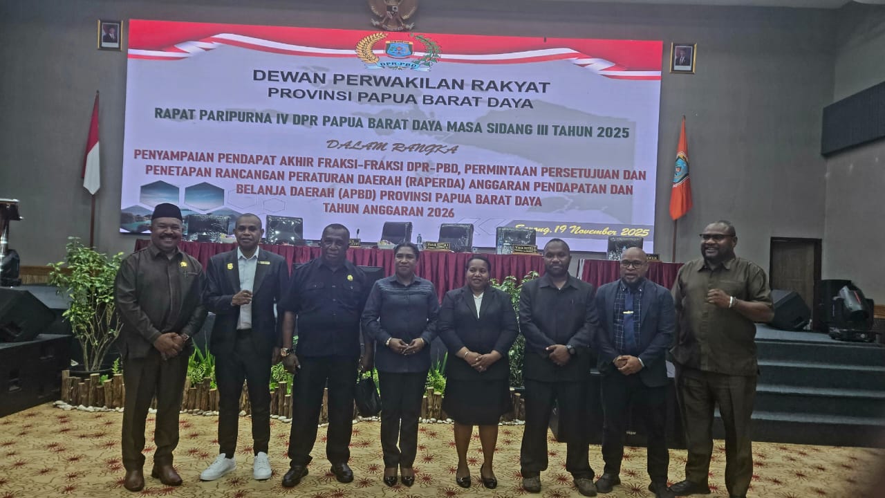Setujui APBD 2026, Fraksi Otsus DPR-PBD Kritik Program Pemerintah Tidak Berpihak OAP
