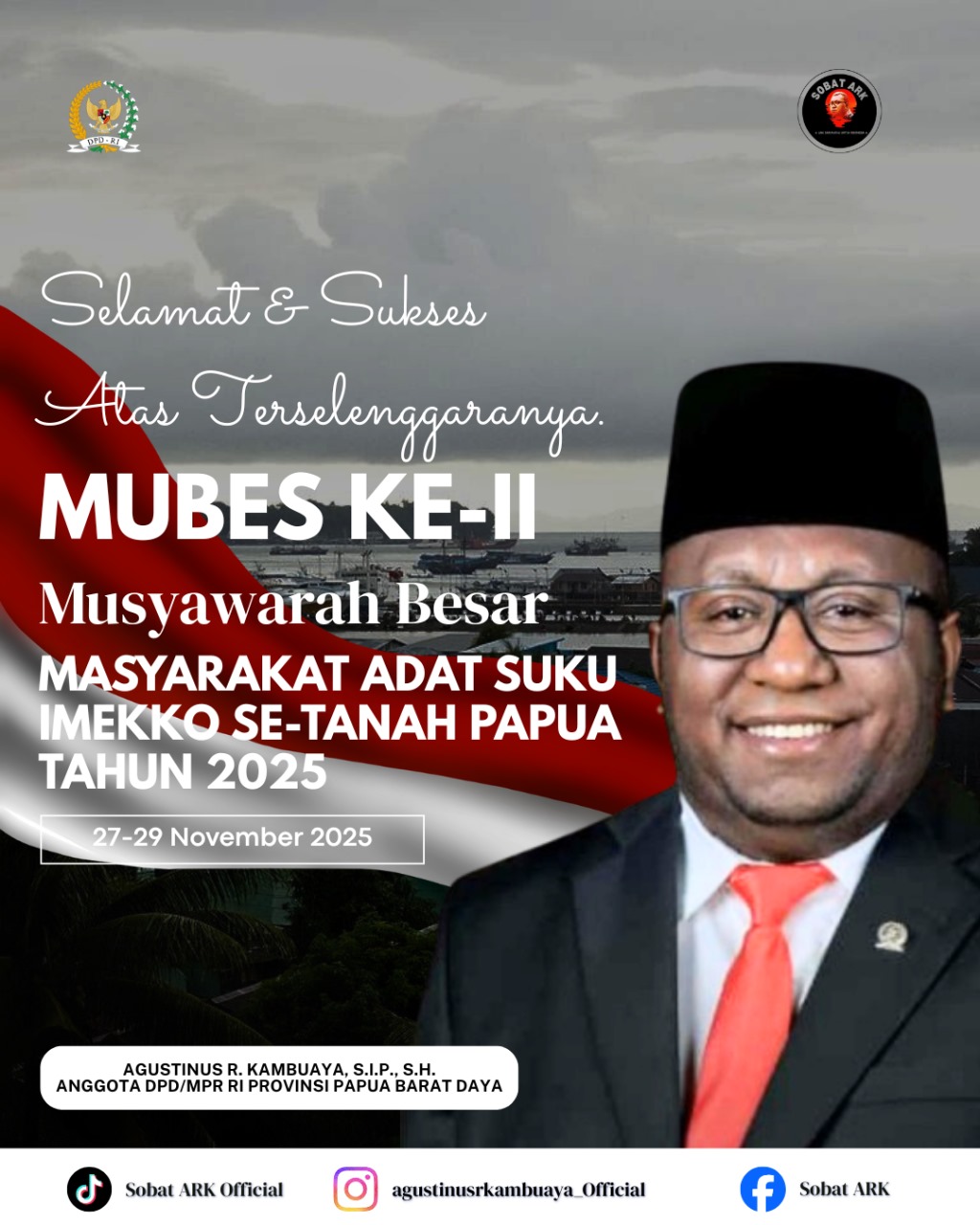 Senator ARK, Supaya Adil Pemerintah Pusat Pangkas Anggaran Tetapi Berikan Kewenangan Fiskal Sepenuhnya Kepada Papua