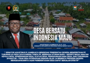 Senator ARK Desak Presiden Terbitkan PP  Desa Sebelum Akhir Tahun