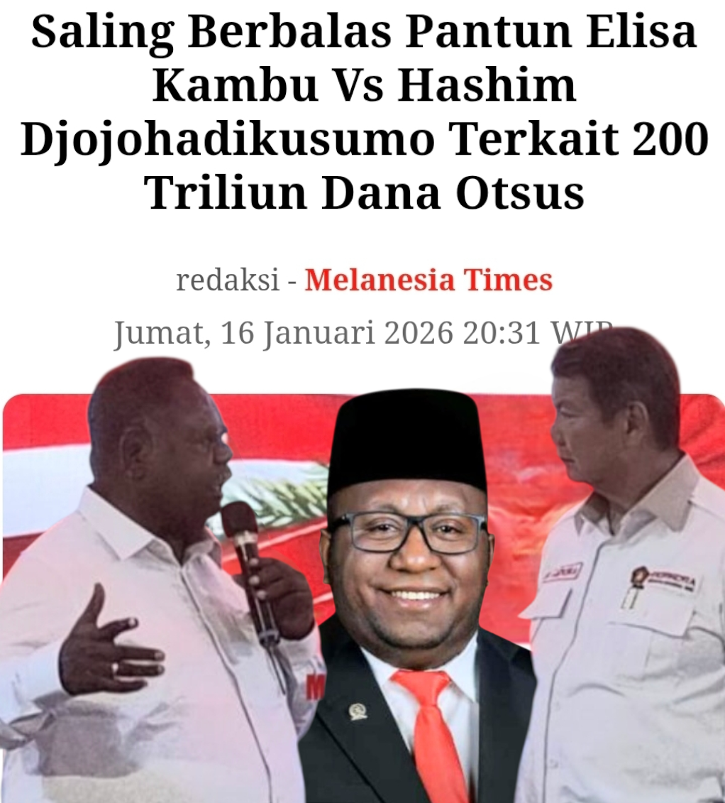 Pak Hasyim, Saling Balas Pantun Bukan Solusi Kunjungan Ke Papau
