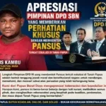 Intelktual Muda PBD Apresiasi Pimpinan DPD Bentuk Pansus Sikon Papua