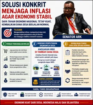 Senator ARK, Solusi Inflasi Dan Daya Tahan Ekonomi Nasional