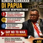 Senator ARK, Eskalasi Konflik Meningkat Akan Mencoreng Wajah RI di Dunia