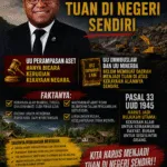 Senator ARK; UU Perampasan Aset Membicarakan Aset, Kita Belum Jadi Tuan Diatas Kekayaan Kita Karena UU Omnibuslaw dan UU MINERBA