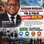 Senator ARK; Saatnya Upaya Dialog,Sudah Terlalu Banyak Korban, Warga Sipil OAP dan Nusantara, TNI POLRI, TPNPB